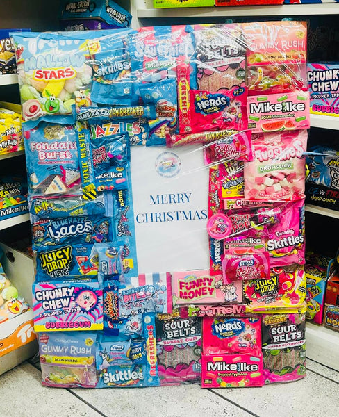 Giant pink & blue sweets Hamper Board