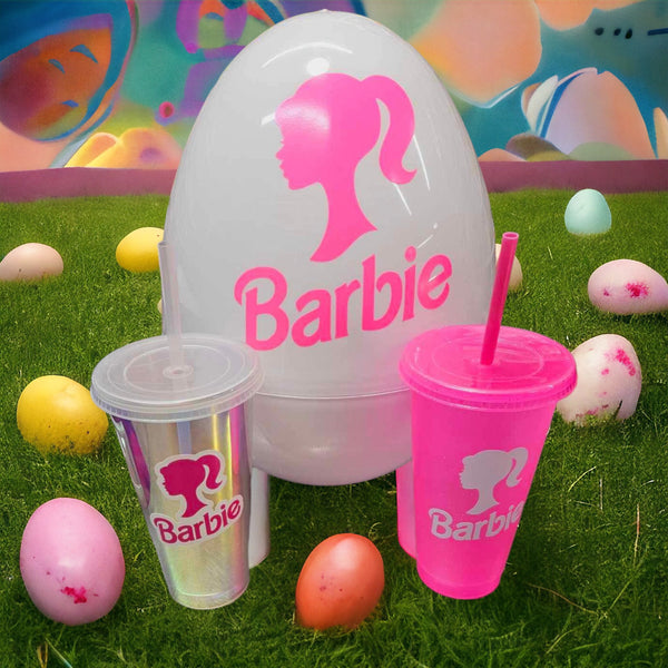 Giant Barbie Egg (empty egg tumblers not included)