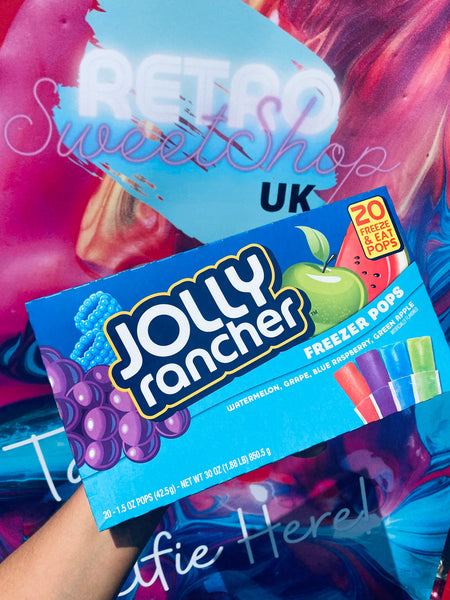 BOX OF JOLLY RANCHER FREEZER POPS (OOD)