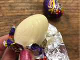White chocolate Cadbury Creme Egg